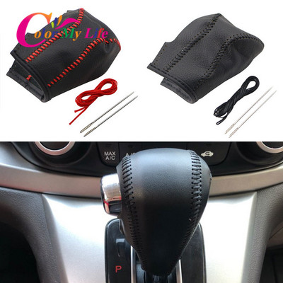 Colour My Life AT Car Gear Head Head Collars Fit за Honda CRV CR-V 2007 - 2014 LHD Капак на копчето за автоматична скоростна кутия Оформление на автомобил
