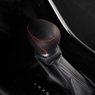 Bőr AT autó váltó gomb védőburkolat Toyota C-HR CHR 2016 - 2021 sebességváltó fej váltó nyakörvek autó belső kiegészítők