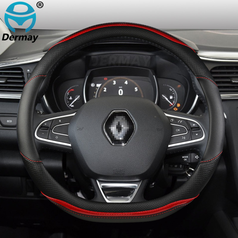pentru Renault Megane 3 III Megane CC Scala Husa volan auto din piele din microfibră + accesorii auto de modă din fibră de carbon