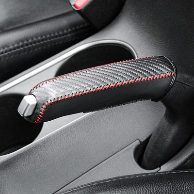 Anglies pluošto odinis automobilio rankinio stabdžio dangtelis Toyota Camry RAV4 Prado Corolla YARIS KIA Rio Sorento Sportage K2 K3 K5