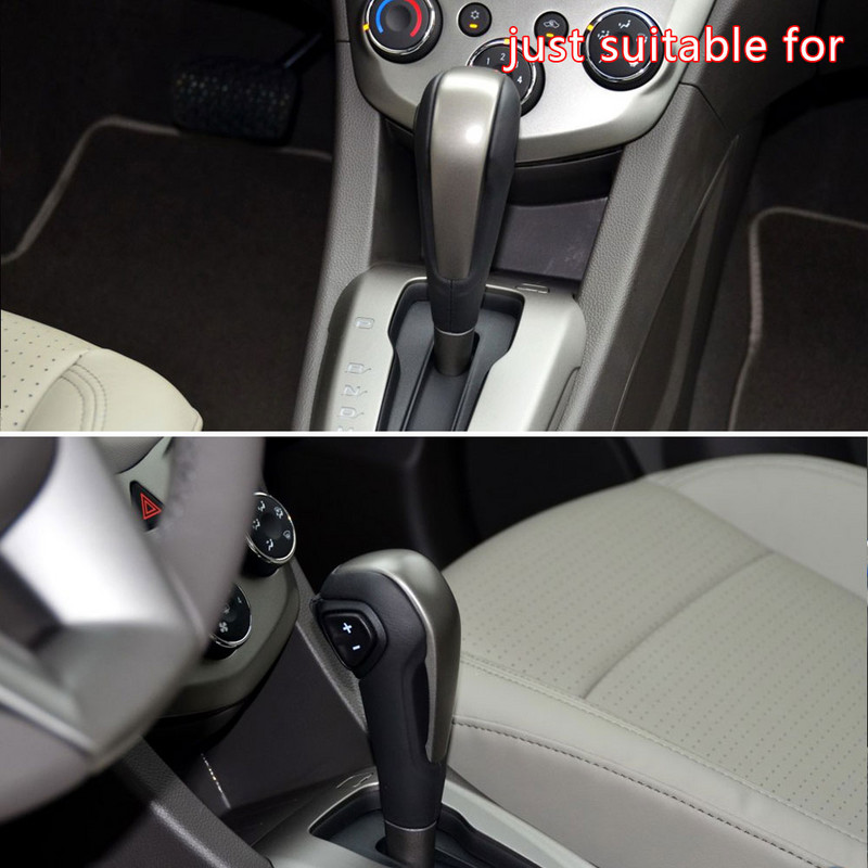 Chevrolet Trax 2014-2017-hez Aveo 2011-2014 1db PU bőr kézifék váltógomb burkolat váltóház Autó dekor váltógomb ház