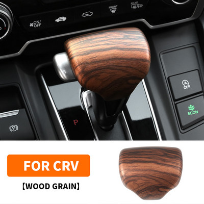 Autó sebességváltó kar burkolat Váltó sebességváltó gomb Sebességváltó fej burkolat matrica Honda CRV CR-V 5th 2017 2018 2019 2020 2021 tartozékokhoz