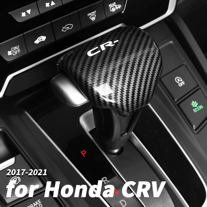 Autó sebességváltó kar burkolat Váltó sebességváltó gomb Sebességváltó fej burkolat matrica Honda CRV CR-V 5th 2017 2018 2019 2020 2021 tartozékokhoz