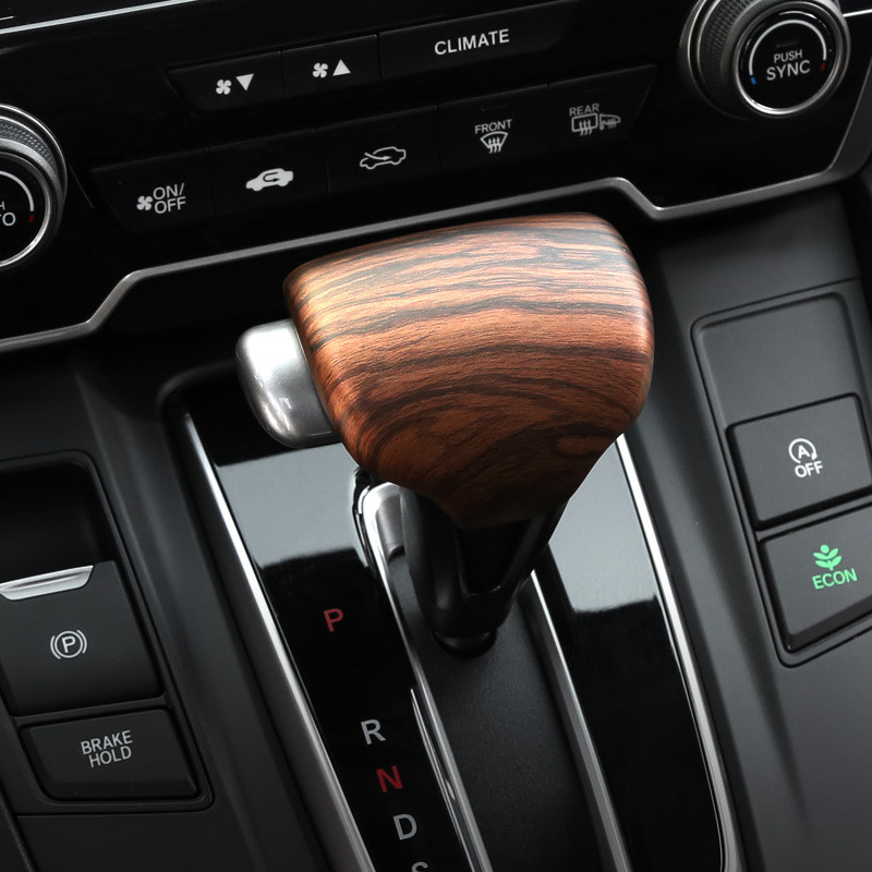 Autó sebességváltó kar burkolat Váltó sebességváltó gomb Sebességváltó fej burkolat matrica Honda CRV CR-V 5th 2017 2018 2019 2020 2021 tartozékokhoz