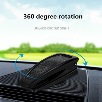 360 въртене на автомобилно арматурно табло Държач за телефон Скоба за табло Неплъзгаща се проста GPS стойка за IPhone Samsung Xiaomi Huawei