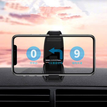 360 въртене на автомобилно арматурно табло Държач за телефон Скоба за табло Неплъзгаща се проста GPS стойка за IPhone Samsung Xiaomi Huawei