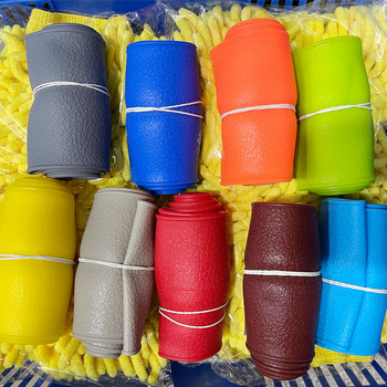 Автомобилен универсален силиконов волан Еластичен калъф за ръкавици Текстура Меки многоцветни автоматични декорации Направи си сам калъфи Аксесоари