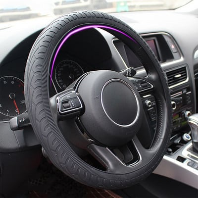 Autó szilikon kormánykerék ház burkolat burkolat Csúszásbiztos autótartozékok Audi Nissan Peugeot Honda KIA Hyundai LADA BMW stb.
