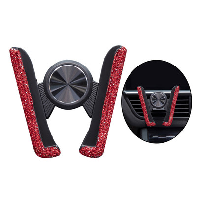 Bling Strasuri Suport telefon auto Suport pentru aerisire auto Suport telefon mobil Suport Clip Suport în accesorii pentru interiorul mașinii