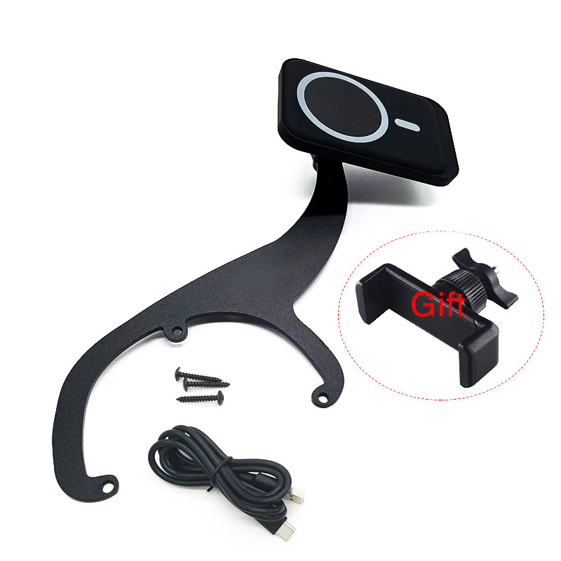 Vezeték nélküli töltő telefontartó BMW MINI Clubman R55 Cooper R56 Cooper R56 Magsafe mobiltelefonhoz Támogatás Okostelefon HUD Állvány Tartozékok