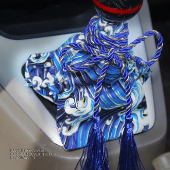 JDM Samurai Gearbox Gear Decoration Parts Автомобилни аксесоари Универсален лост за скоростен лост Капака на багажника Racing Shift Knob Collars