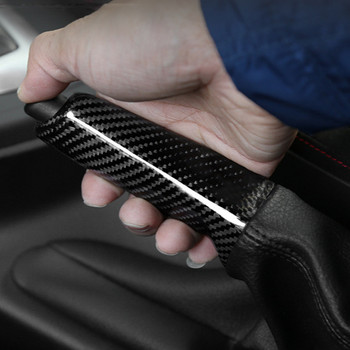 Капак за ръкохватки за ръчна спирачка за BMW E46 E90 E92 E60 E39 F30 F34 F10 F20 Универсална шарка от въглеродни влакна ABS интериорни аксесоари