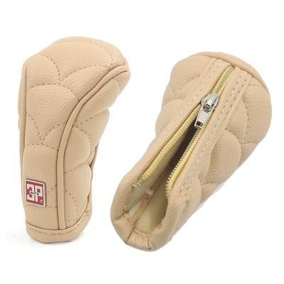 Uxcell Univerzalna protuklizna navlaka za ručku mjenjača od spužve od umjetne kože podstavljena s patentnim zatvaračem, crna