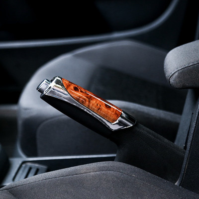 Κάλυμμα χειρόφρενου αυτοκινήτου SUV Creative Carbon Fiber Wood Grain Προστατευτικό κάλυμμα χειρόφρενου αυτοκινήτου Διακοσμητικό μανίκι μοχλού φρένου χειρός