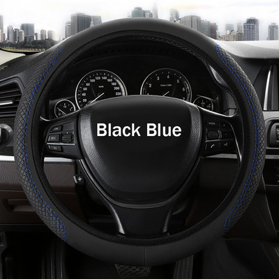 Universal κάλυμμα τιμονιού αυτοκινήτου για VW Volkswagen Golf 4 5 6 GTI Polo Car Accessories 37-39cm Κάλυμμα προστασίας τιμονιού