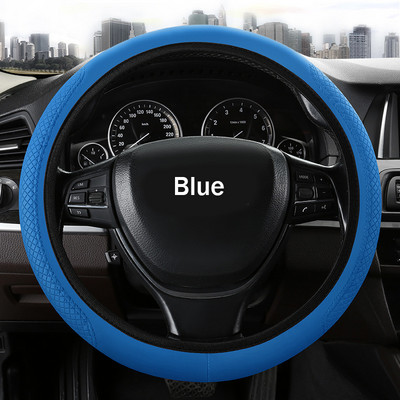 Universal κάλυμμα τιμονιού αυτοκινήτου για VW Volkswagen Golf 4 5 6 GTI Polo Car Accessories 37-39cm Κάλυμμα προστασίας τιμονιού