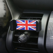 Pentru Mini Cooper One JCW S F60 Car-Styling Universal Union Jack Suport pentru telefon auto Suport pentru priză de aerisire Suport pentru telefon mobil Suport