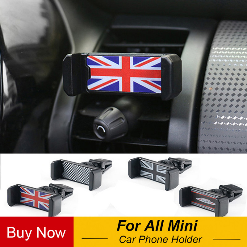 Pentru Mini Cooper One JCW S F60 Car-Styling Universal Union Jack Suport pentru telefon auto Suport pentru priză de aerisire Suport pentru telefon mobil Suport