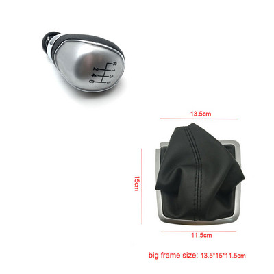 5 Seb 6 Sebesség Manuális sebességváltó gomb Ford Focus 2 MK2 FL MK3 MK4 MK7 GALAXY FIESTA ezüstfeketéhez