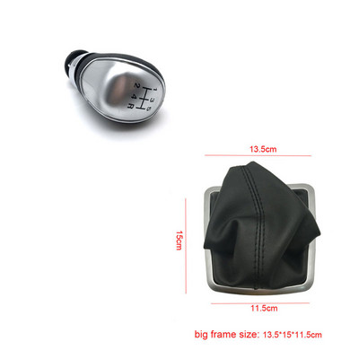 5 Seb 6 Sebesség Manuális sebességváltó gomb Ford Focus 2 MK2 FL MK3 MK4 MK7 GALAXY FIESTA ezüstfeketéhez