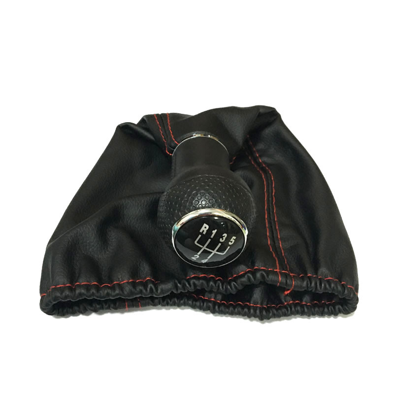 Za Seat Ibizu 1996 1997 1998 1999 2000 2001 5 brzinskih MT automobila Ručica mjenjača Ručica mjenjača Ručica mjenjača s PU kožom crveno crnim šavovima