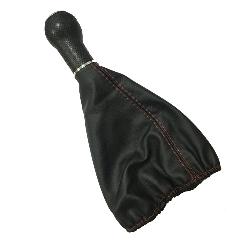 Za Seat Ibizu 1996 1997 1998 1999 2000 2001 5 brzinskih MT automobila Ručica mjenjača Ručica mjenjača Ručica mjenjača s PU kožom crveno crnim šavovima