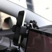 Model Y 2022 mobiltelefon-tartó a Tesla Model 3 2021-es tartozékaihoz, vezeték nélküli töltő mágneses szívó töltőtartóhoz