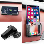 Autós telefontartóra szerelhető állvány GPS klip autós tartozékok Fiat 500 Punto Bravo Croma Panda Abarth Freemont Albea Ducato