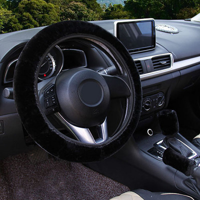 Zimný poťah na volant + poťah na ručnú brzdu + poťah na automatické prevodovky / teplý super hrubý plyšový obojok na radiacu páku