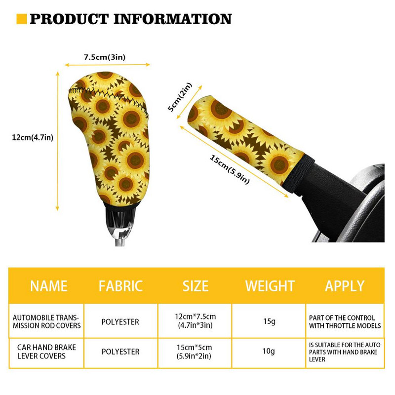 INSTANTARTS Uzorak slatke životinje alpake Poklopac ručice mjenjača Moderan automobil Dodaci za zatvorene prostore Poklopac mjenjača ručne kočnice automobila Novi dizajn Hot