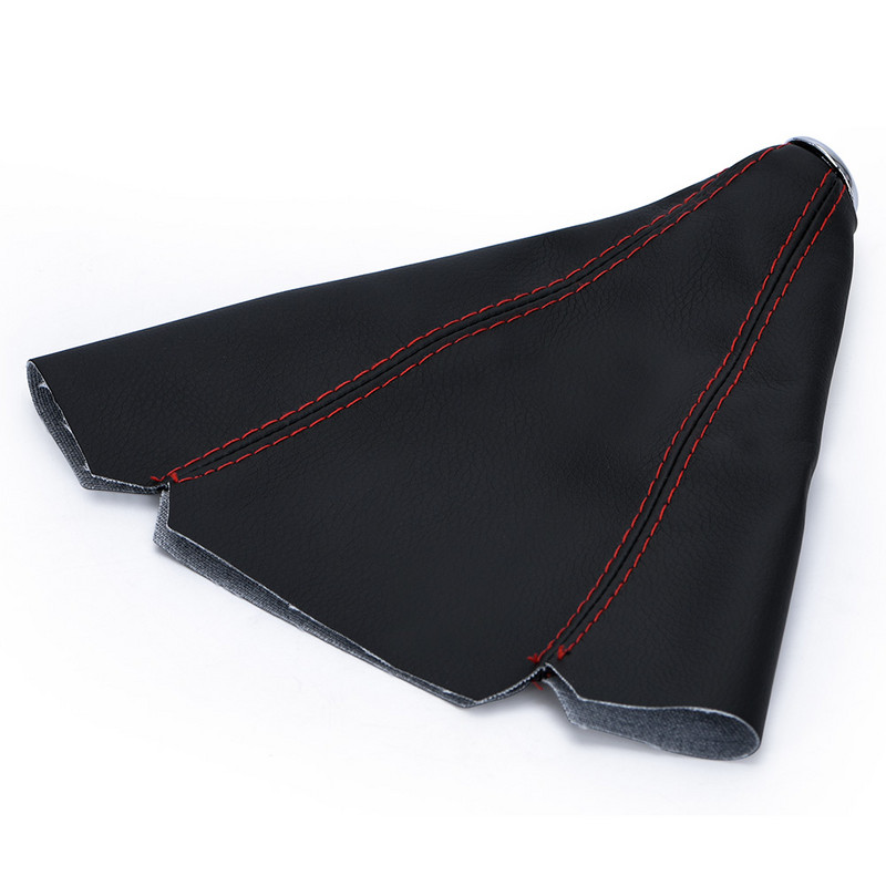 Guler de schimbător de viteze de mașină universal din piele PU de 16 mm Fibră de carbon Auto Buton schimbător de viteze pentru schimbător de viteze Ghid