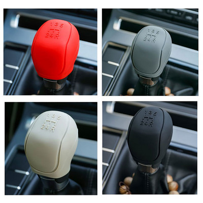 Κάλυμμα κουμπιού αλλαγής κεφαλής ταχυτήτων αυτοκινήτου από σιλικόνη Κάλυμμα χειρολαβής αντιολισθητική λαβή αλλαγής ταχυτήτων Μανίκι ταχυτήτων αυτοκινήτου σιλικόνης
