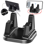 Suport pentru telefon pentru mașină cu rotație de 360 de metri Suport anti-alunecare pentru bord Suport util pentru telefon mobil pentru auto, GPS, accesorii pentru mașină