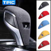 TPIC Alcantara Wrap Autocolante pentru capacul butonului schimbătorului de viteze pentru BMW F40 G20 G28 325li 325i G23 G29 Z4 Accesorii pentru ornamente pentru cadru