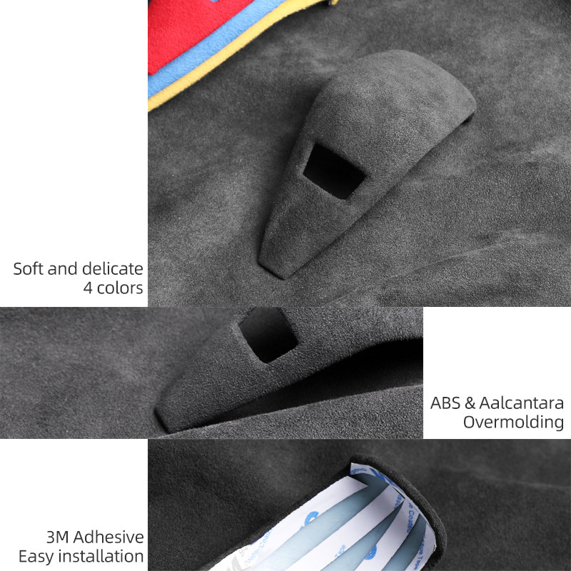 TPIC Alcantara Wrap Autocolante pentru capacul butonului schimbătorului de viteze pentru BMW F40 G20 G28 325li 325i G23 G29 Z4 Accesorii pentru ornamente pentru cadru