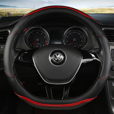 D alakú autó kormánykerék burkolat bőr Golf K3 POLO JATTA Suzuki Swift Nissan Rogue 2017 2018 2019 2020