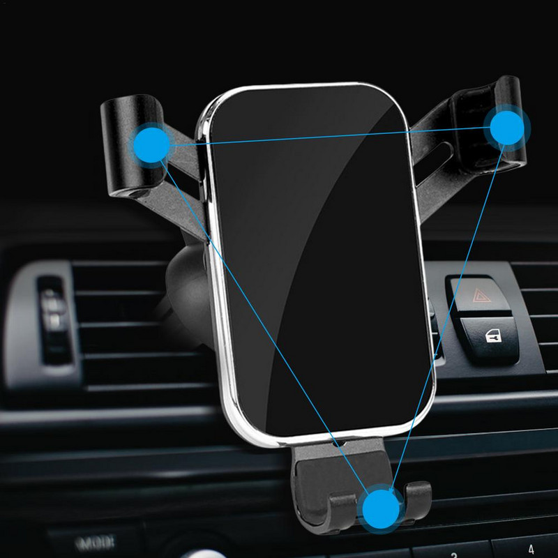 Držač za mobilni telefon - Stalak s ventilacijskim otvorom za telefon - Univerzalni držač za automobilski telefon bez ruku - Stabilni držač za telefon za C