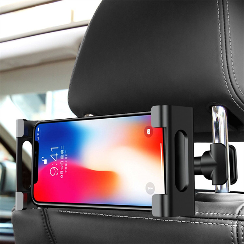 Autós hátsó párna telefontartó táblagép autós állvány ülés hátsó fejtámla tartókonzolok iPhone-hoz Samsung iPad Mini Tablet 4-11 hüvelykes