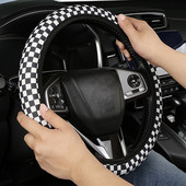 Navlaka za upravljač automobila, prozračna, protuklizna, ledena svilena navlaka za upravljač, prikladna 37-38 cm, dodaci za auto dekoraciju