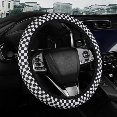 Navlaka za upravljač automobila, prozračna, protuklizna, ledena svilena navlaka za upravljač, prikladna 37-38 cm, dodaci za auto dekoraciju