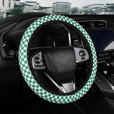 Navlaka za upravljač automobila, prozračna, protuklizna, ledena svilena navlaka za upravljač, prikladna 37-38 cm, dodaci za auto dekoraciju