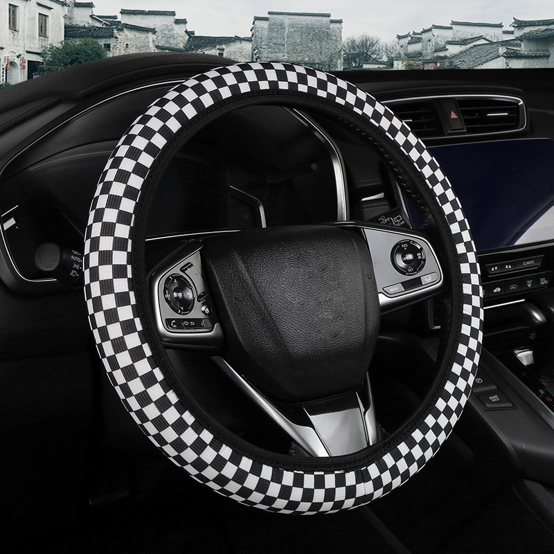Navlaka za upravljač automobila, prozračna, protuklizna, ledena svilena navlaka za upravljač, prikladna 37-38 cm, dodaci za auto dekoraciju