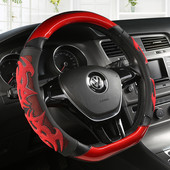 Autó kormánykerék burkolata szénszálas bőr Nissan Qashqai J11 X-trail T32 típushoz VW GOLF 7 2015 POLO JATTA Passat Tiguanhoz