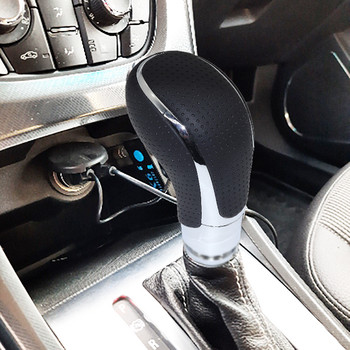 За Opel Astra J Копче за превключване на скоростите Лост за ръкохватка Химикалка Кожена черна Insignia Meriva 2011 2012 2013 2015 2017 Резервни части