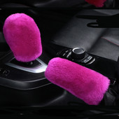 Iarnă blană de pluș mașină capac frână de mână capac buton schimbător pentru Mercedes-Benz toate clasele ABCESGM ML CL CLK CLS GL GLK R SL SLK