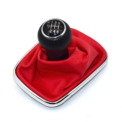 5/6 ātruma manuālā automobiļa stila pārnesumu pārslēgšanas rokturis sviras ādas getras bagāžnieka apkakle automašīnai Volkswagen VW Golf MK4 IV GTI R32 Jet