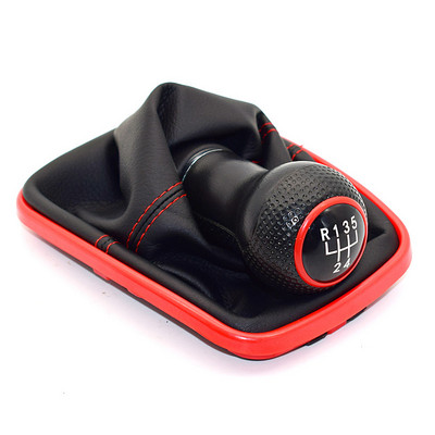 5/6 ātruma manuālā automobiļa stila pārnesumu pārslēgšanas rokturis sviras ādas getras bagāžnieka apkakle automašīnai Volkswagen VW Golf MK4 IV GTI R32 Jet