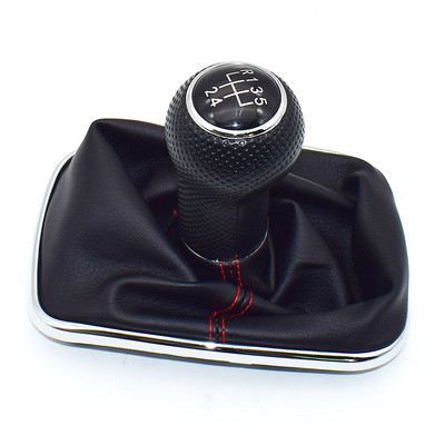 5/6 ātruma manuālā automobiļa stila pārnesumu pārslēgšanas rokturis sviras ādas getras bagāžnieka apkakle automašīnai Volkswagen VW Golf MK4 IV GTI R32 Jet