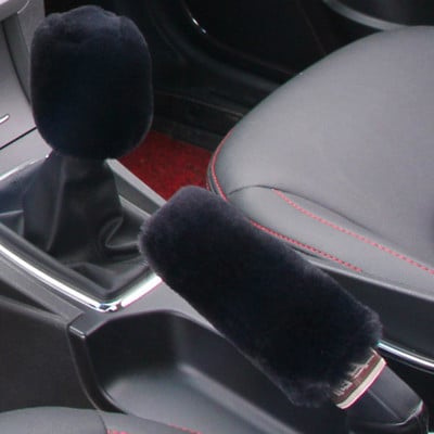 Téli plüss szőrme autó kézifék burkolat váltó gomb burkolat Opel Astra VAUXHALL MOKKA Zafira Insignia Vectra Antara