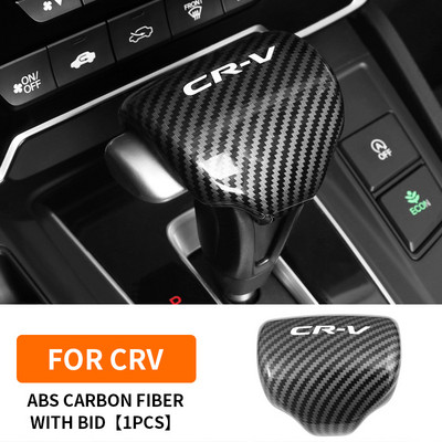 Belső sebességváltó fejburkolat dekoráció Sebességváltó fej burkolat módosítási kellékek Honda CRV 2017-hez 18 19 20 2021